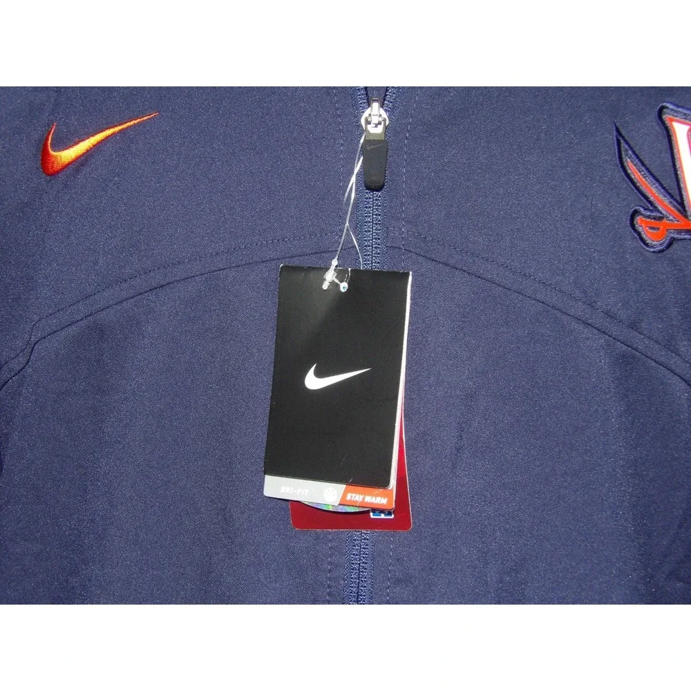 NEW! Nike Dri-Fit WARM Zip-Up Virginia Cavaliers Navy Blue Jacket Men's XL NWT!